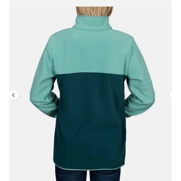 Women's Columbia Ladies' Snap Fleece Pullover Comfort‎ Stretch Hand Pockets XS - Picture 4 of 7